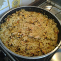 El cooksnap de Agnesvd cuando hizo Arroz con mejillones.
