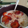 El cooksnap de Shirley cuando hizo Desayuno saludable proteico de fresas con avena y yogurt.