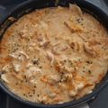 El cooksnap de Eva cuando hizo Pollo al curry con leche de coco y anacardos.