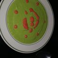 El cooksnap de Gisela Giralt cuando hizo Crema de guisantes.