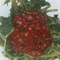 Cooksnap dari Umi Satria Arsya Khiar untuk resep Rujak Sambel Asem / Rujak Kangkung Khas Cirebon