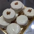 El cooksnap de Jazmin Hartmann cuando hizo Alfajores de nuez y chocolate blanco.