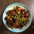 Cooksnap aqilah zafirah semasa beliau membuat Ayam Goreng Kunyit.