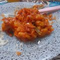 El cooksnap de Luciana Milazzo cuando hizo Ñoquis de calabaza y espinacas sin tacc.