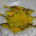 Cooksnap dari Hazsha Mayati untuk resep Pesmol bumbu kuning ikan kembung, tumis kangkung, dan brokoli kukus