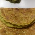 Geeta Virmani's cooksnap of when they made Peas cheela.