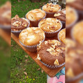 El cooksnap de Vicky Ardino 🌹 cuando hizo Muffins rellenos de plátano y dulce leche.