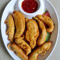 Harsha Solanki का कुकस्नैप जब उन्होंने मिर्ची पकौड़ा (mirchi pakoda recipe in Hindi) बनाया था।