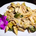 El cooksnap de Zaida TC @alquimiasfood cuando hizo Calabacín con pollo para dieta.