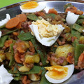 El cooksnap de musicansio cuando hizo Judías verdes salteadas con jamón y huevo duro.