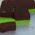 Cooksnap dari tennyami untuk resep Bolu Coklat Pandan