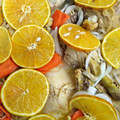 El cooksnap de Mary Piita Velasco cuando hizo Pollo a la naranja y arroz a la jardinera.