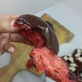 Cooksnap dari Tia Mulyasari untuk resep Donat buah bit (beetroot)