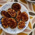 El cooksnap de Maria Mesa cuando hizo 305. Berenjenas al horno (principal verdura).