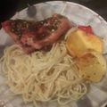 El cooksnap de Keila Sïs Mía cuando hizo Pollo al horno con patatas y verduras.