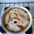 El cooksnap de Sabina Butigué cuando hizo Lasaña de berenjena, tomate y queso.
