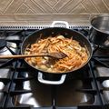 Chris Jacobs's cooksnap of when they made Carbonara - the Italian way.