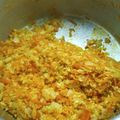 El cooksnap de Doni AA cuando hizo Revuelto de zanahoria con huevos y pechuga de pollo.