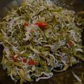 Cooksnap dari linahfauziah untuk resep Oseng Bunga Pepaya Teri dan Telur