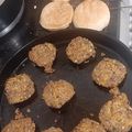 El cooksnap de MaguiTa Bertini cuando hizo Hamburguesa de Lentejas.