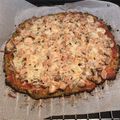 El cooksnap de Noelia Ruiz cuando hizo Falsa pizza, la base de romanescu.