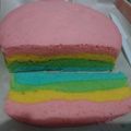 Cooksnap dari ummi naura untuk resep Rainbow Cake Kukus