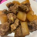 黃詩倩 的 滷小排骨蘿蔔 cooksnap