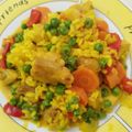 El cooksnap de Elfasonya cuando hizo Arroz amarillo con pechuga de pollo.