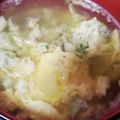 hozunyam's cooksnap of when they made 簡単！余った餃子のタネでスープ♪.