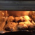 El cooksnap de david cuando hizo Berenjenas rellenas.