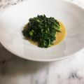 ナピト's cooksnap of when they made 簡単♪　春菊のピーナッツバター和え.