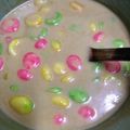 Cooksnap Maizatul Akma semasa beliau membuat Bubur candil (Bubur Tepung Pulut).