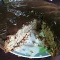 El cooksnap de Carolina Corradini cuando hizo Torta de banana.