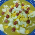 El cooksnap de Vanessa G cuando hizo 🥦 Crema de brócoli con huevo y jamón 🥚.