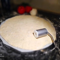 El cooksnap de Zaida TC @alquimiasfood cuando hizo Masa para pizza integral con Sidra y masa madre.