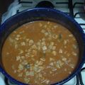 El cooksnap de Fish11 Morales cuando hizo Pollo entomatado con papas y arroz rojo.