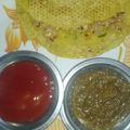 Mukta Jain का कुकस्नैप जब उन्होंने मूंग दाल प्लेन डोसा (Moong dal plain dosa recipe in Hindi) बनाया था।