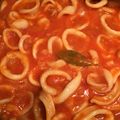 El cooksnap de Nines Ríos cuando hizo Calamares en salsa americana.