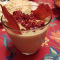 El cooksnap de Arronis cuando hizo Chupito de alcachofas con jamón ibérico.