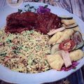 Cooksnap Aznie Khasri semasa beliau membuat Nasi Hujan Panas Huru Hara Style JAA.