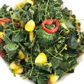 Cooksnap dari Herlinda Ekapraja untuk resep 9. Tumis Daun Kelor Pedas dg Wortel dan Jagung Muda by Etria
