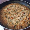 El cooksnap de Ramón Esteban López cuando hizo Arroz con mejillones.