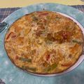 El cooksnap de Laura cuando hizo Tortilla de calabaza, cebolla y pimientos.