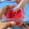 Cooksnap dari Flocin untuk resep Snack MPASI 6mo Telur Kukus Buah Naga