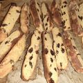 El cooksnap de fany milsztein cuando hizo Biscotti de arándanos secos y pistaches.