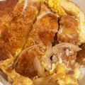 あぶきち's cooksnap of when they made チキンカツで♪美味しい親子カツ丼.