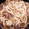 こつぶはゆっちー's cooksnap of when they made ＊簡単！甘辛ミンチすき焼き風うどん＊.