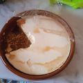 El cooksnap de Angie Van den Berghe cuando hizo Flan de queso sin horno.