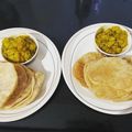 chaitali ghatak का कुकस्नैप जब उन्होंने पूरी सब्ज़ी (Puri Sabzi recipe in hindi) बनाया था।