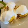 Szabina Frim Cooksnap-ja, amikor elkészítette a(z) Reform túrógombóc recept kukoricadarával receptet.